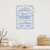 Whiskey-Cup Poster (Küche)