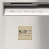 Whiskey-Definition lustige Trinkquoten Magnet (In Situ (Geschirrspüler))