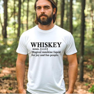 Whiskey-Definition lustige Trinkquoten T-Shirt
