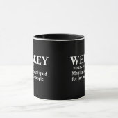 Whiskey-Definition lustige Trinkquoten Tasse (Zentrum)