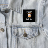 Whiskey, den ich halte, also bin ich Hübsch beschä Button (Beispiel)