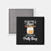 Whiskey, den ich halte, also bin ich Hübsch beschä Magnet (Vorderseite/Rückseite)