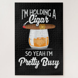 Whiskey, den ich halte, also bin ich Hübsch beschä Puzzle