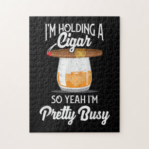 Whiskey, den ich halte, also bin ich Hübsch beschä Puzzle