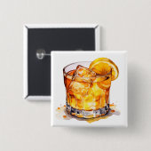 Whiskey Drink Button (Vorne & Hinten)