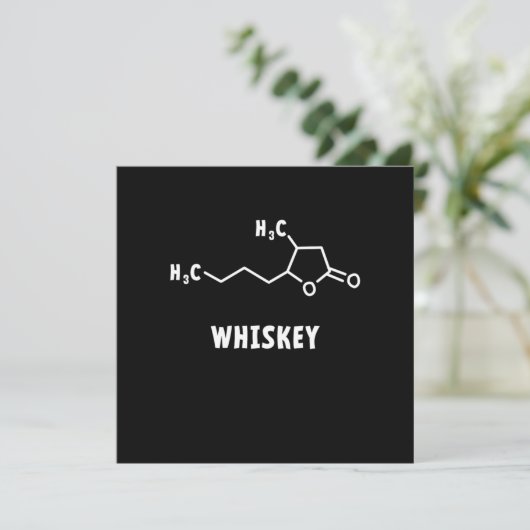 Whiskey Einladung (Stehend Vorderseite)