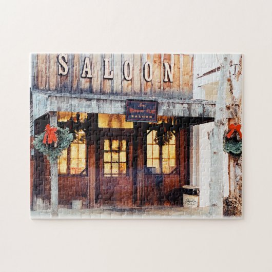 Whiskey Flat Saloon Gold Country Puzzle (Horizontal)