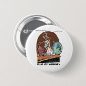 Whiskey Funny Snail Geschenke & T-Shirts Button (Vorne & Hinten)