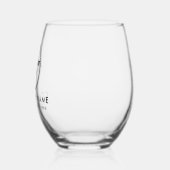 Whiskey für das Logo eines modernen Unternehmens Weinglas Ohne Stiel (Links)