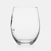 Whiskey für das Logo eines modernen Unternehmens Weinglas Ohne Stiel (Links)