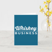 Whiskey-Geschäft Trinken St. Patrick's Day Karte (Gelbe Blume)