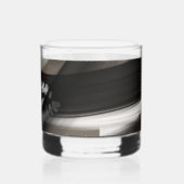 Whiskey Glas Abstrakte Kunst Terra's Zartes Flüste (Rückseite)