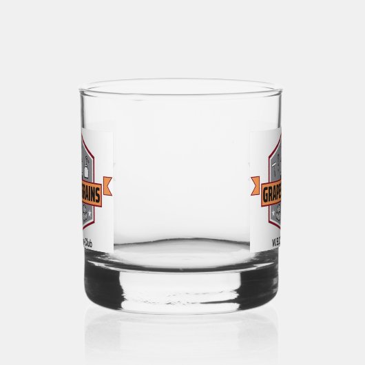 Whiskey-Glas mit Logo Whiskyglas (Links)