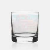 Whiskey-Glass aus klassischem amerikanischem Liefe Whiskyglas (Rückseite)