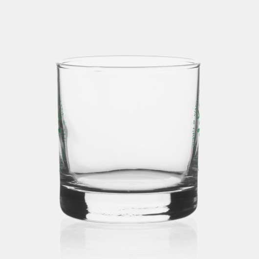 Whiskey Glass mit dem Simon's Rock Siegel in Green Whiskyglas (Rechts)