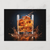 Whiskey Glass Postkarte (Vorderseite)