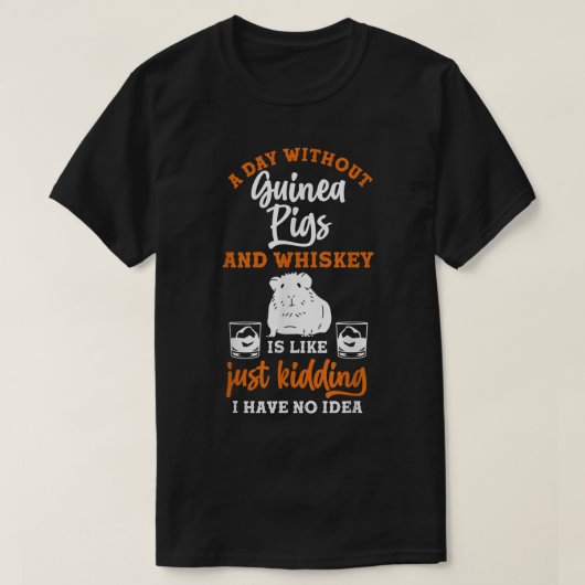 Whiskey-Guinea T-Shirt (Design vorne)