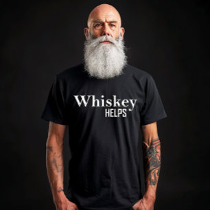 Whiskey hilft beim Trinken von Alkoholquoten T-Shirt