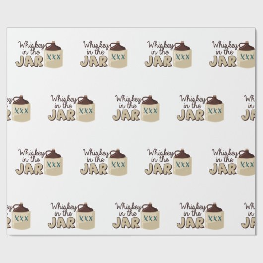 Whiskey im Jar Geschenkpapier (Flach)