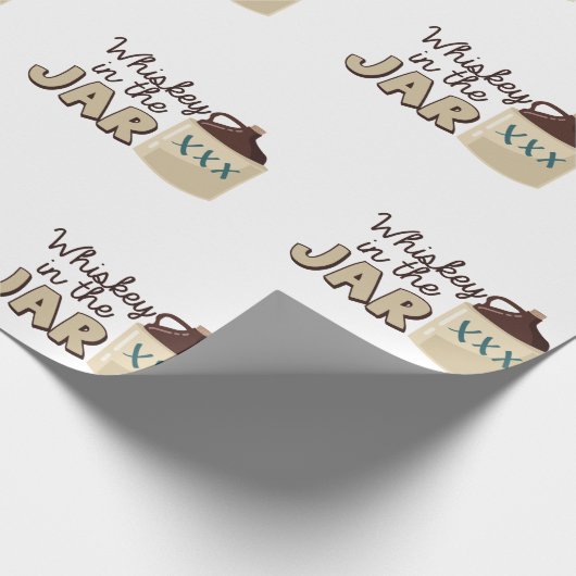 Whiskey im Jar Geschenkpapier (Ecke)