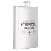 Whiskey & IR Theorieflasche "White Label" Flachmann (Rechts)