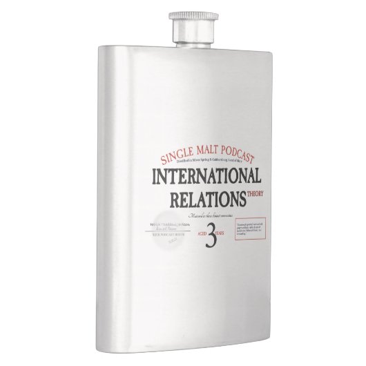 Whiskey & IR Theorieflasche "White Label" Flachmann (Rechts)