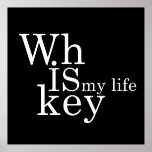 Whiskey ist mein Leben Poster