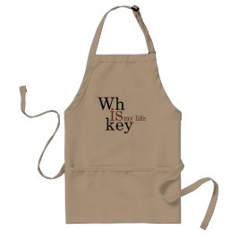 Whiskey ist mein Leben Schürze