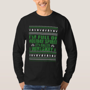 Whiskey ist mein lustiger, hässlicher Weihnachtspu T-Shirt