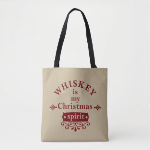Whiskey ist mein Weihnachtsgeist Tasche