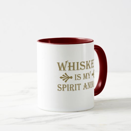 Whiskey ist meine geile Redewendungen mit lustigen Tasse (VorderseiteRechts)
