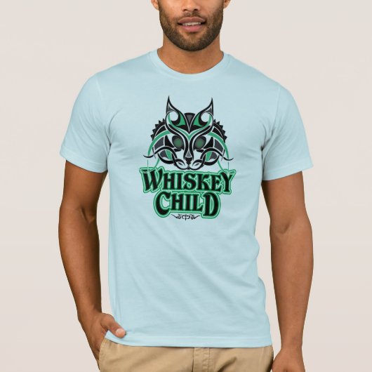 WHISKEY KILD - T - Shirt w/Feline Design (Vorderseite)