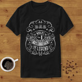 Whiskey Label Man Myth Legend Vater Personalisiert T-Shirt