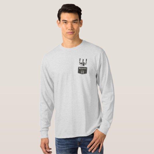 Whiskey Lane Gestochen Logo LS T - Shirt (Vorne ganz)