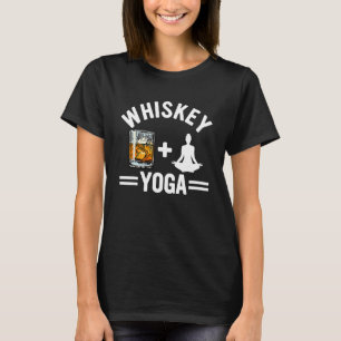 Whiskey Lustiger Yoga Fitnessstudio   Trinken Bour T-Shirt