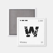 Whiskey Magnet (Vorderseite/Rückseite)