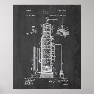 Whiskey Making Patent Poster