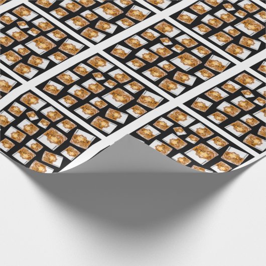 Whiskey-Muster Geschenkpapier (Ecke)