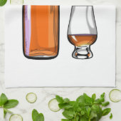 Whiskey Neat Funny Alkohol trinken Geschirrtuch (Gefaltet)