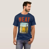 Whiskey Neat Old modische Scott and Bourbon T-Shirt (Vorne ganz)