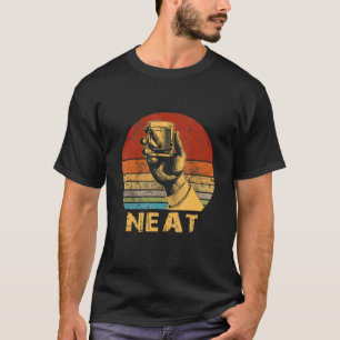 Whiskey Neat Old modited Scott und Bourbon Drin T-Shirt