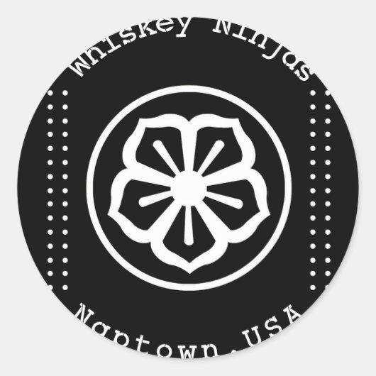 Whiskey Ninjas Karate Kid Sticker (Vorderseite)