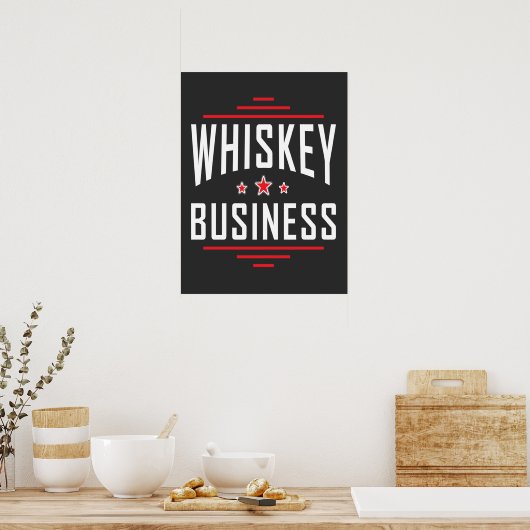 Whiskey Poster (Küche)