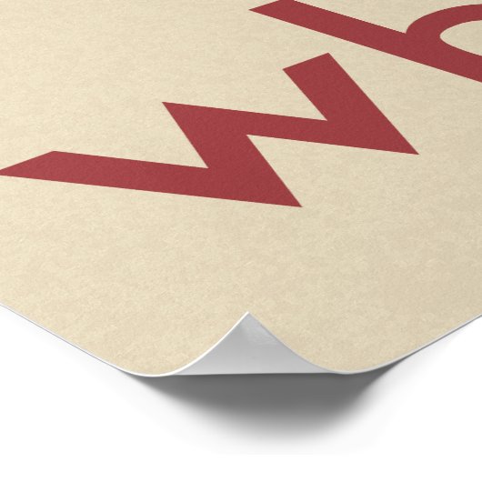 Whiskey Poster (Ecke)