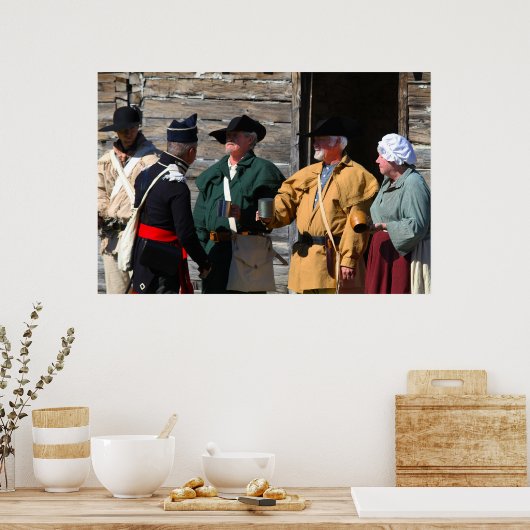 Whiskey Ration at Fort Osage, Missouri (8x12) Poster (Küche)