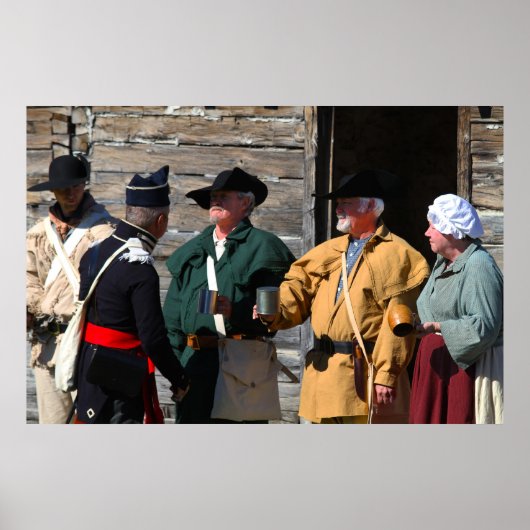 Whiskey Ration at Fort Osage, Missouri (8x12) Poster (Vorne)