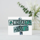 Whiskey Rd & Easy St Postkarte (Stehend Vorderseite)