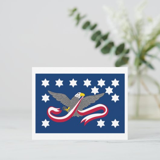 Whiskey Rebellion Flag Postkarte (Stehend Vorderseite)