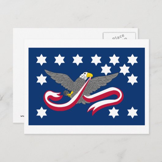 Whiskey Rebellion Flag Postkarte (Vorne/Hinten)