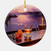 Whiskey & Roses Sunset Ornament (Hinten)